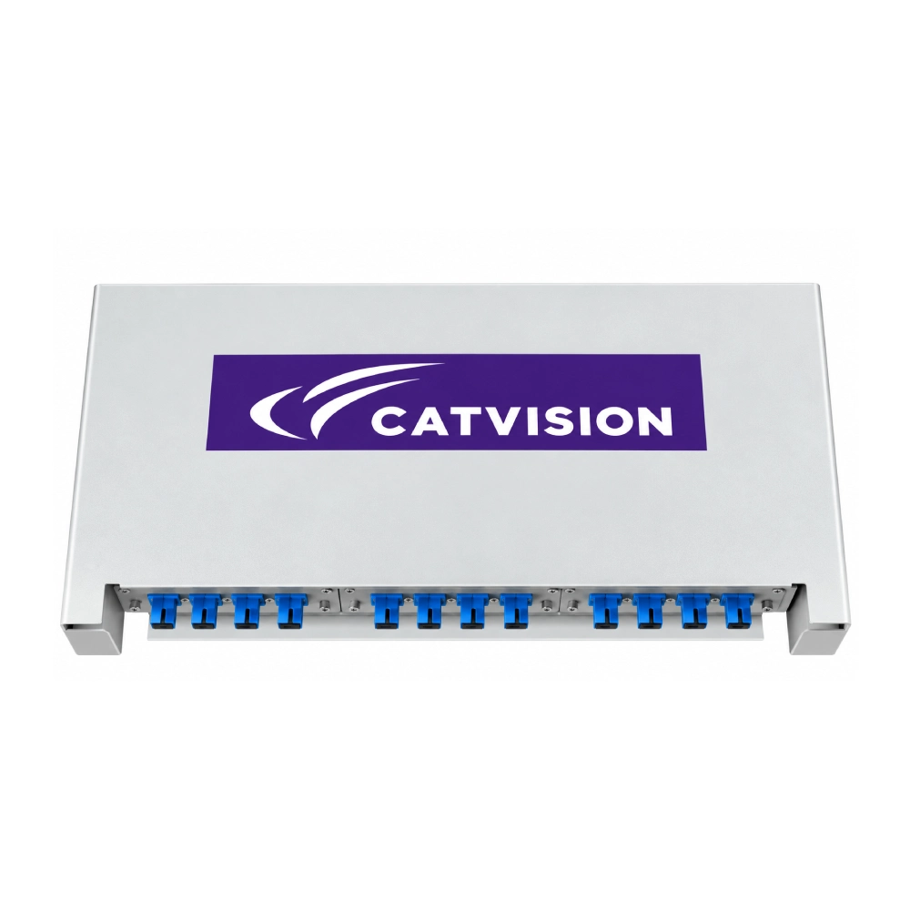 CATVISION Patch Panel Unit LIU Fully Loaded Rack Mount Sliding SC/UPC (12F) view 3